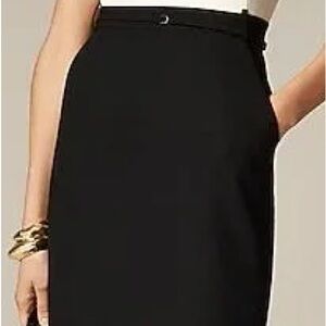 NWT J Crew Simone merino wool dress in white / black; size 4